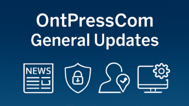 OntPressCom General Updates