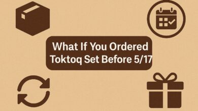 What If You Ordered Toktoq Set Before 5/17?