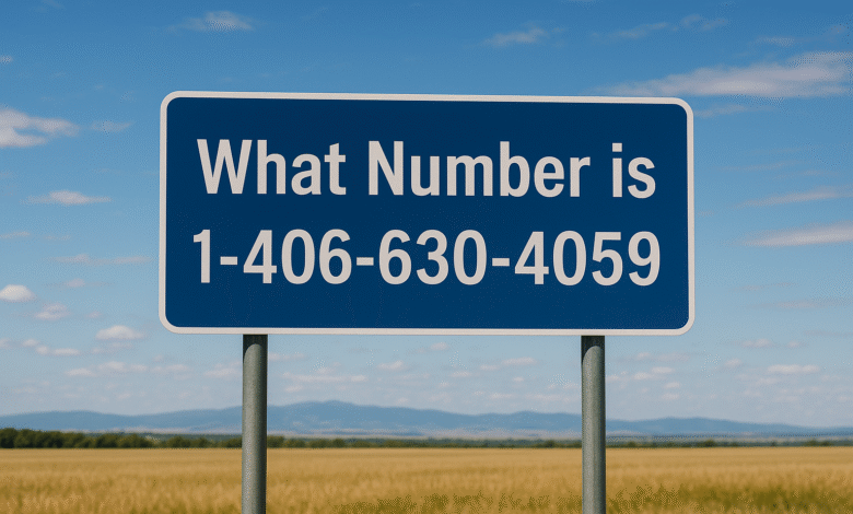 What Number is 1-406-630-4059