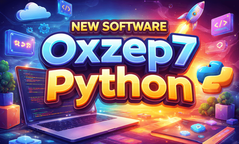 New Software Oxzep7 Python