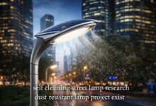 Self Cleaning Street Lamp Research Dust Resistant Lamp Project Exist