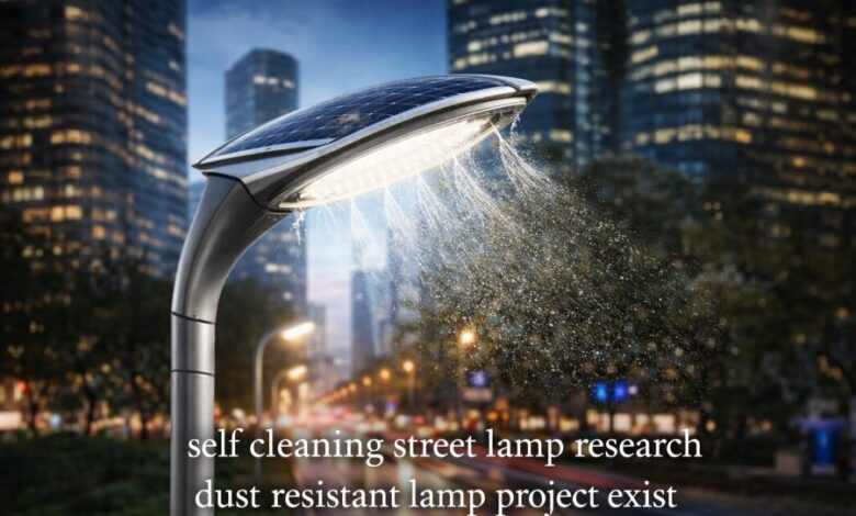 Self Cleaning Street Lamp Research Dust Resistant Lamp Project Exist